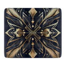 Elegante Art Deco Gold Mandala