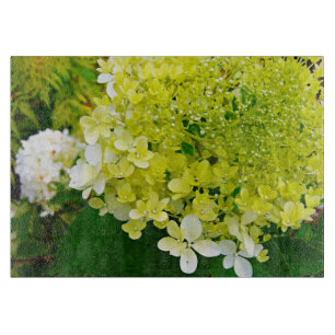 Tabla De Cortar Elegante Chartreuse Green Limelight Hydrangea