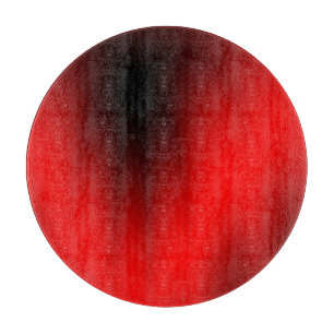 Tabla De Cortar Elegante cristal rojo de chapa