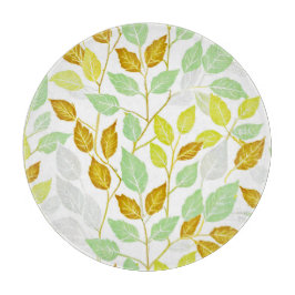 Tabla De Cortar Elegante diseño de hojas inspirado en la naturalez