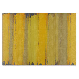 Tabla De Cortar Elegante estilo Art Moderno Taupe Amarillo Gris Lu