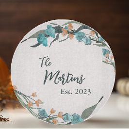 Tabla De Cortar Elegante familia botánica Dusty Blue Sage