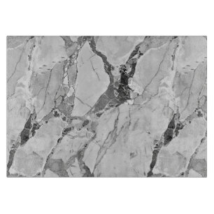 Tabla De Cortar Elegante Gris De Mármol Gris Fantasía Gl Decorativ