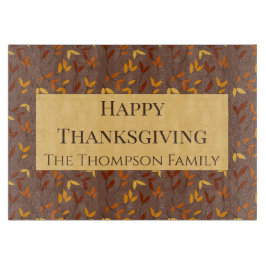 Tabla De Cortar Elegante hoja de otoño