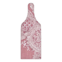 Elegante patrón de encaje vintage rosa polvoriento