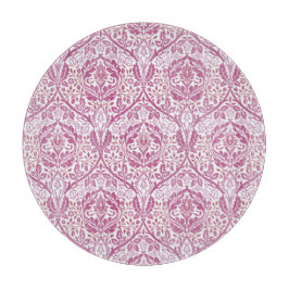 Tabla De Cortar Elegante patrón floral rosa