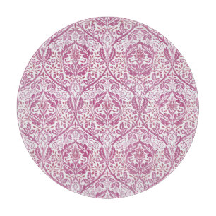Tabla De Cortar Elegante patrón floral rosa