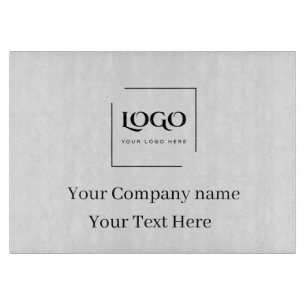 Tabla De Cortar Elegante plantilla de su logo personalizada