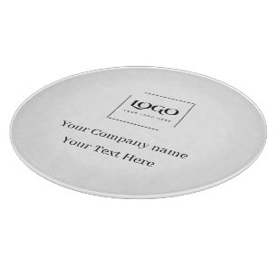 Tabla De Cortar Elegante plantilla de tu logo personalizada