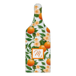 Tabla De Cortar Elegante Valencia Naranja y Flor de Azahar