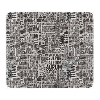 Tabla De Cortar Elementos químicos