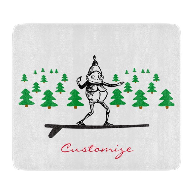 Tabla De Cortar Elf en Surfboard Thunder_Cove (Anverso)