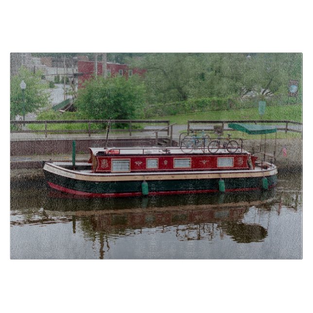 Tabla De Cortar Embarcadero de Erie Canal (Anverso)