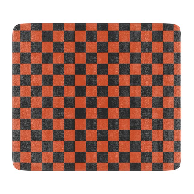 Tabla De Cortar Ember and ash checkerboard pattern (Anverso)