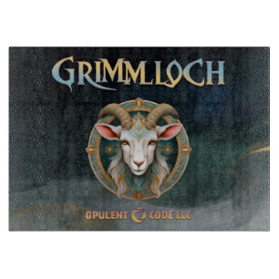 Tabla De Cortar Emblema de Cabra de Fantasía RPG Grimmloch