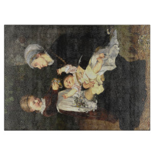 Tabla De Cortar En Amme's Besøg - Bertha Wegmann Arte fino