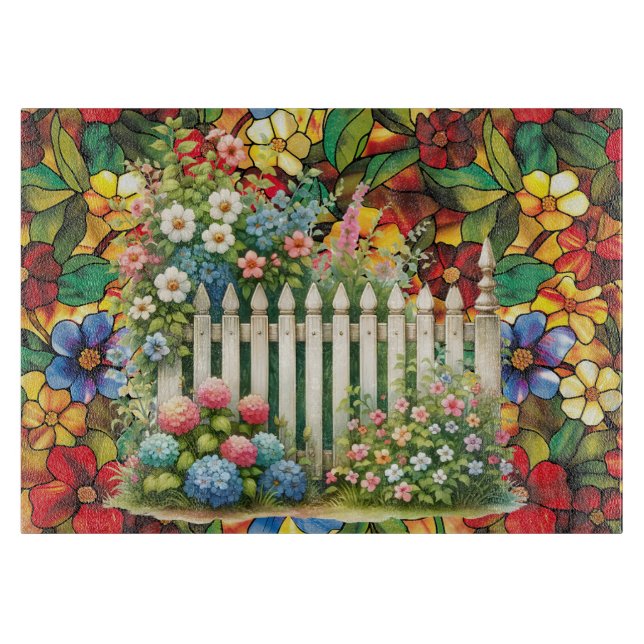 Tabla De Cortar En el jardín (Anverso)