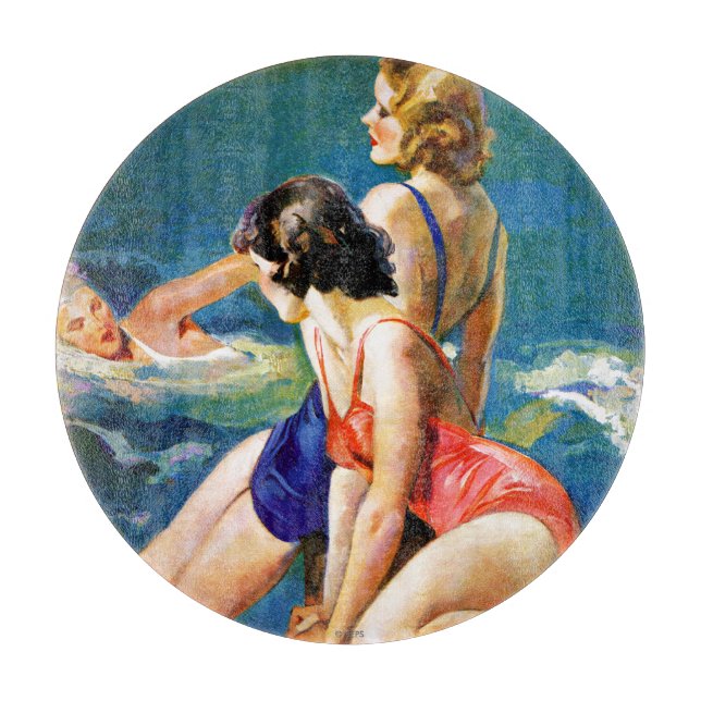 Tabla De Cortar En la piscina (Anverso)