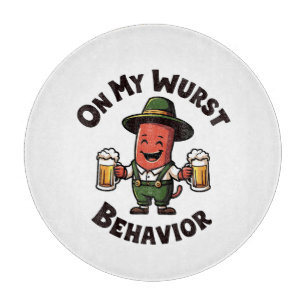 Tabla De Cortar En Mi Comportamiento De Wurst Oktoberfest Funny