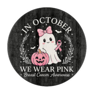 Tabla De Cortar En Octubre Nosotros Vestimos Fantasma De Halloween