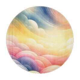 Tabla De Cortar Encontrar la paz en las oníricas nubes