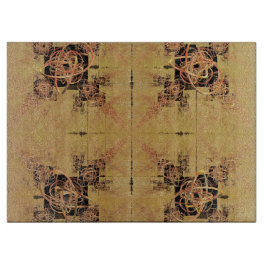 Tabla De Cortar Enfrentamientos dorados