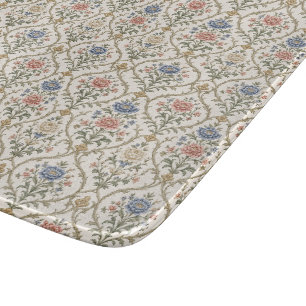 Tabla De Cortar Enrejado Floral Sofisticado Estructurado