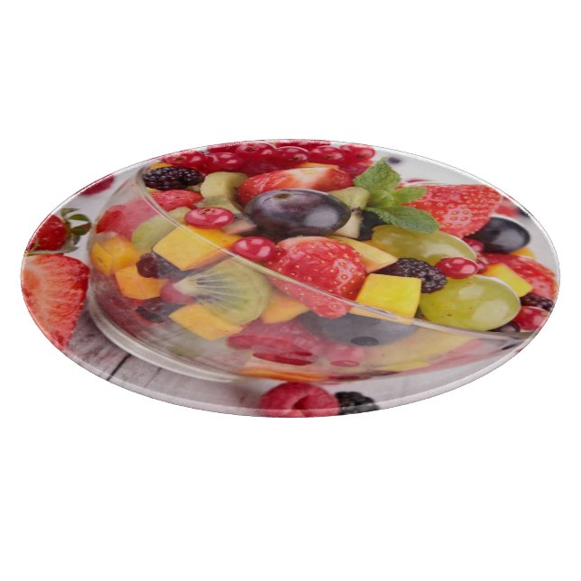 Tabla De Cortar Ensalada de fruta fresca (Borde)