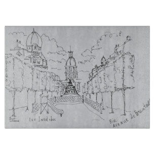 Tabla De Cortar Entrada a Les Invalides, París, Francia