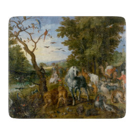 Tabla De Cortar Entrada de los animales en el Arca de Noé (Brueghe