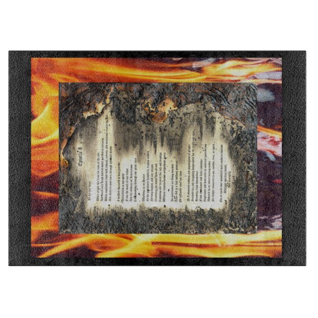 Tabla De Cortar Epístola I (Anverso)