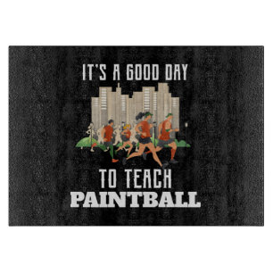 Tabla De Cortar Es Un Buen Día Para Enseñar Paintball