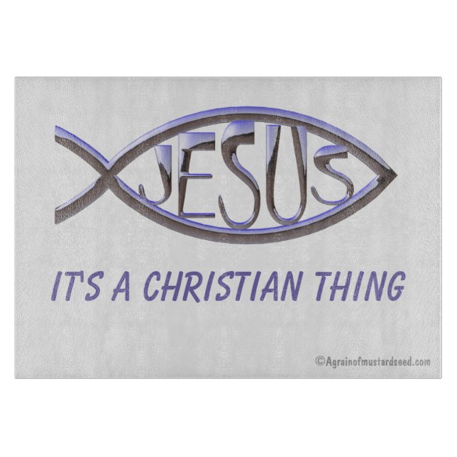 Tabla De Cortar Es Una Cosa Cristiana (Anverso)