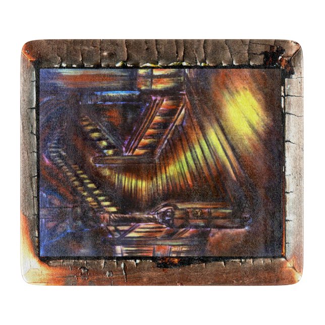 Tabla De Cortar Escalera de luz (Anverso)