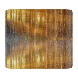 Tabla De Cortar Escenario de Bosque Misty