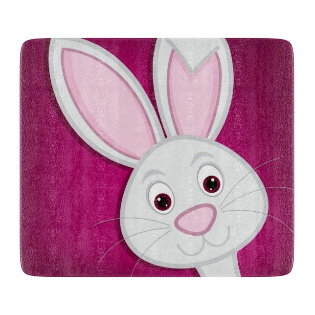 Tabla De Cortar Escondido conejo de Pascua (Anverso)