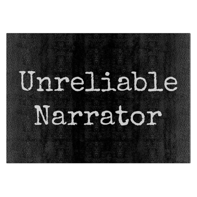 Tabla De Cortar Escritor: Narrador I no confiable (Anverso)