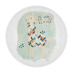 Tabla De Cortar Escuadrón de Llama - Sin Prob-llama