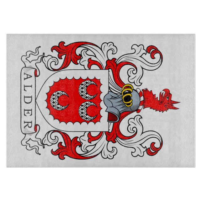 Tabla De Cortar Escudo de armas (Anverso)