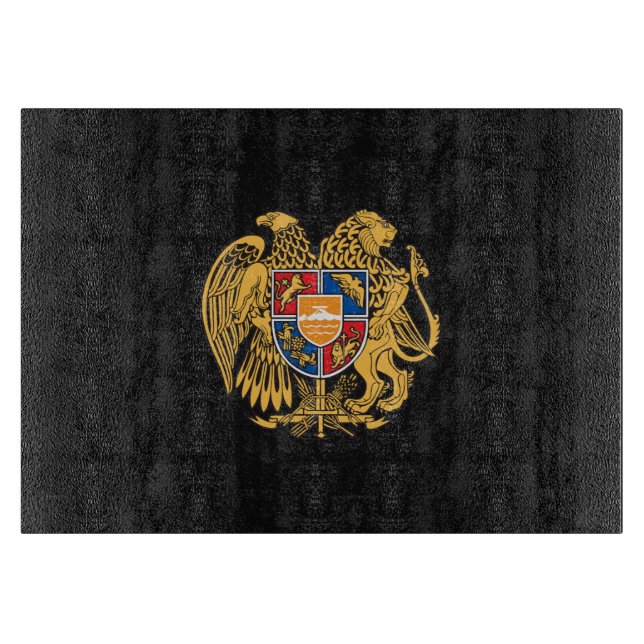 Tabla De Cortar Escudo de armas de Armenia (Anverso)