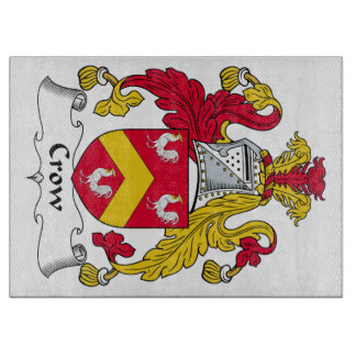 Tabla De Cortar Escudo de la familia del cuervo
