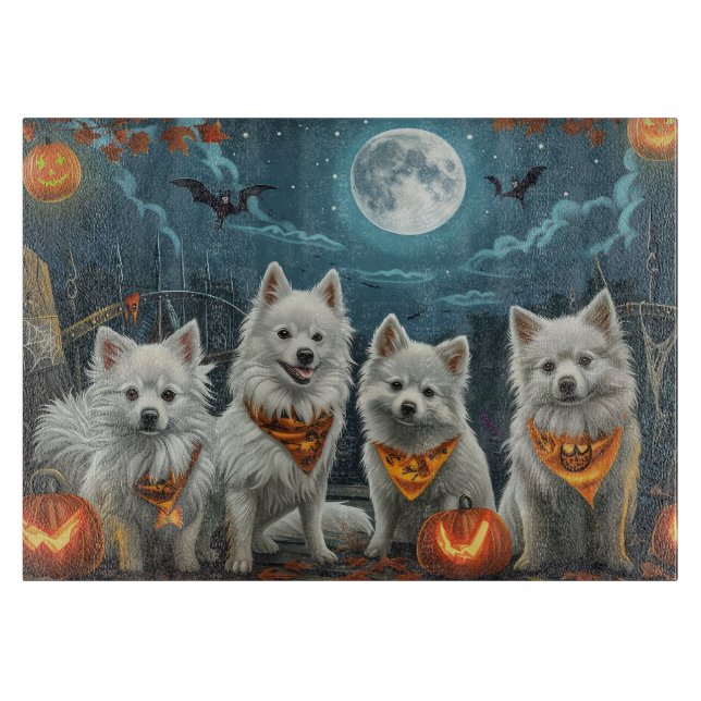 Tabla De Cortar Eskimo Halloween Estadounidense Spooky (Anverso)
