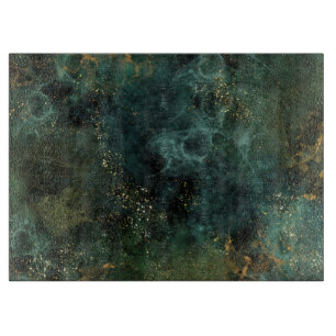 Tabla De Cortar Esmeralda profunda elegante 