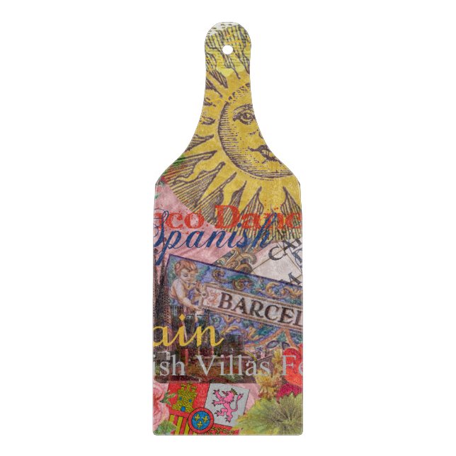 Tabla De Cortar España Sunshine español Travel Art (Anverso)