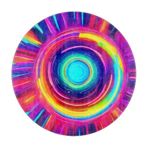 Tabla De Cortar Espectro circular: una exploración vibrante del co