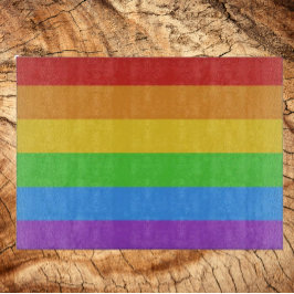 Tabla De Cortar Espectro de Vidrio de Orgullo