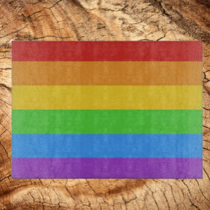 Tabla De Cortar Espectro de Vidrio de Orgullo