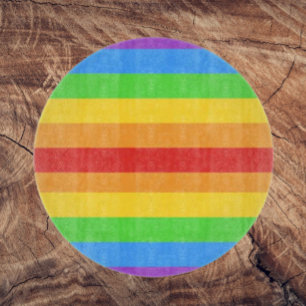 Tabla De Cortar Espectro de Vidrio Redondo Orgullo