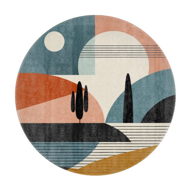 Tabla De Cortar Espejo del desierto (Anverso)