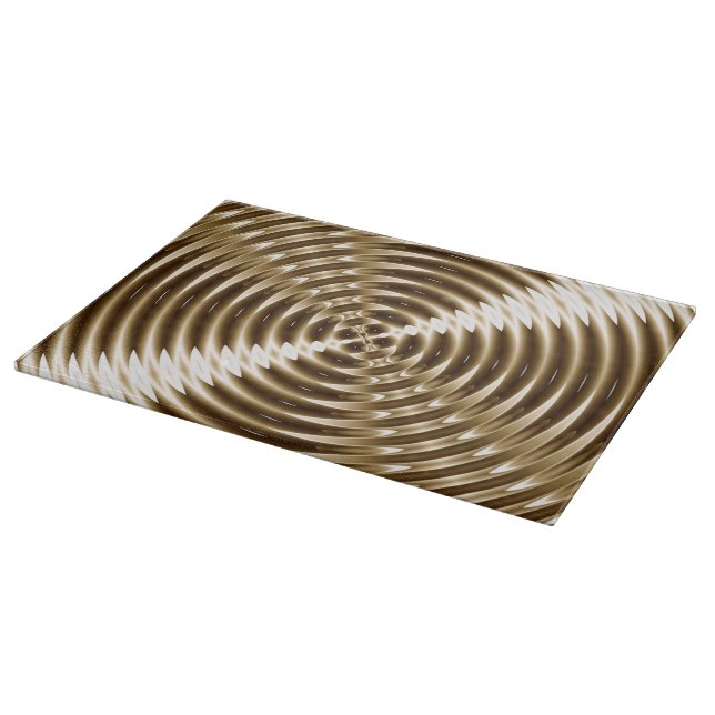 Tabla De Cortar Espiral del metal del oro (Borde)